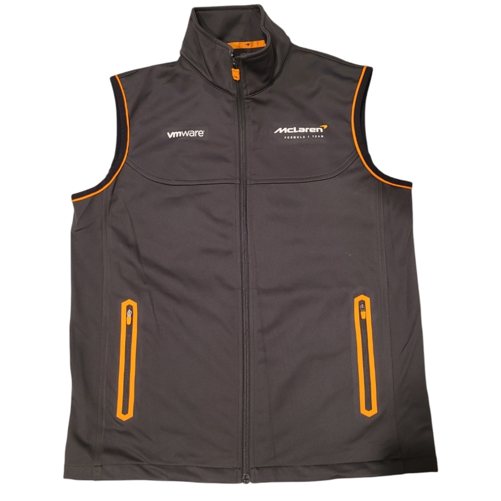 McLaren Gray and Orange Men's Vest